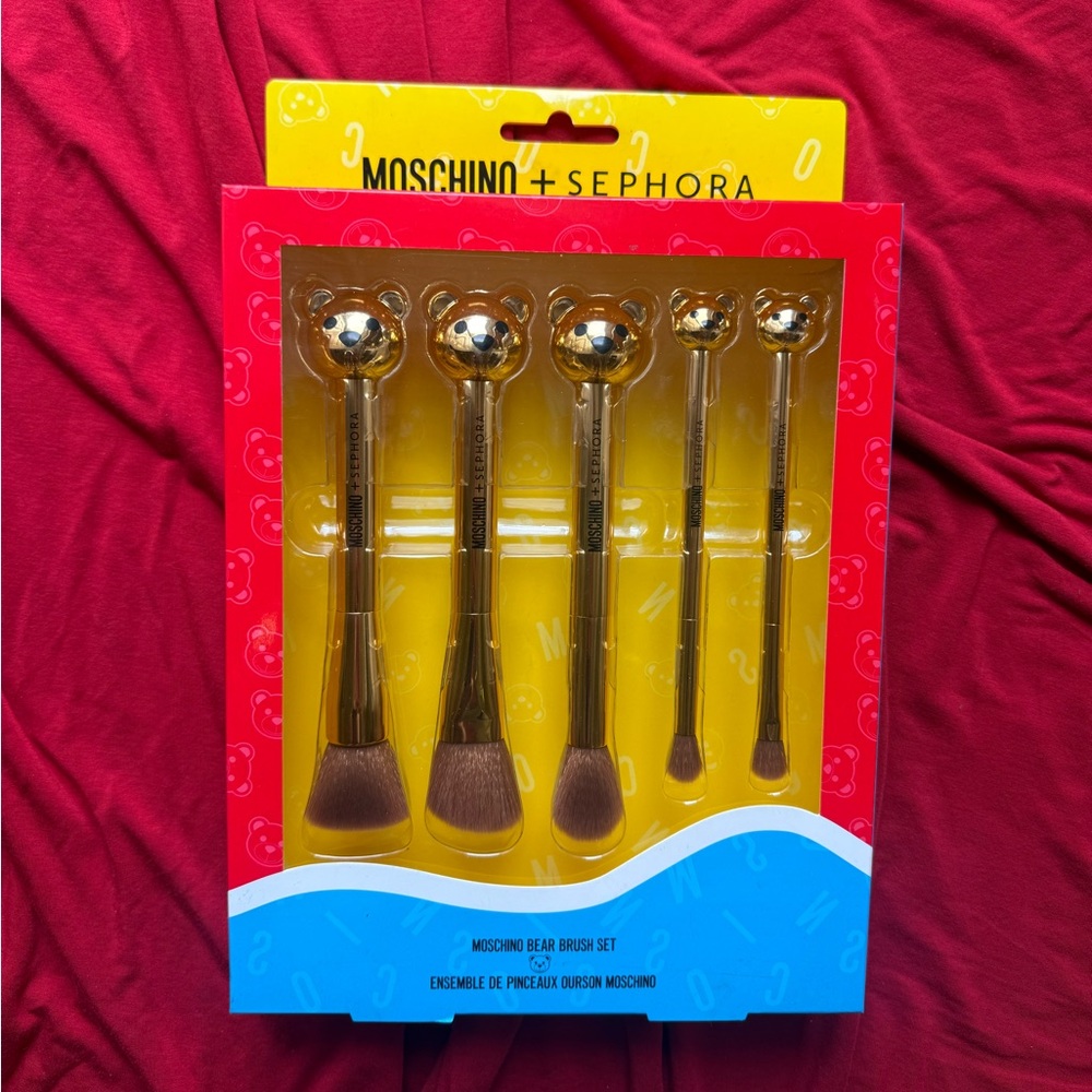 Moschino + Sephora Bear Brush Set